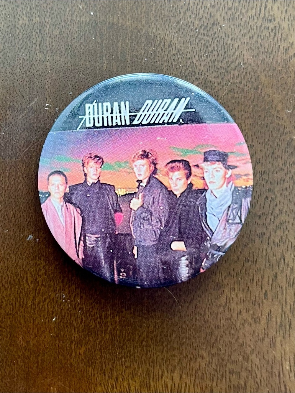 Set Of Seven Vintage Duran Duran Buttons With Pin Backs. Fabulous Condition